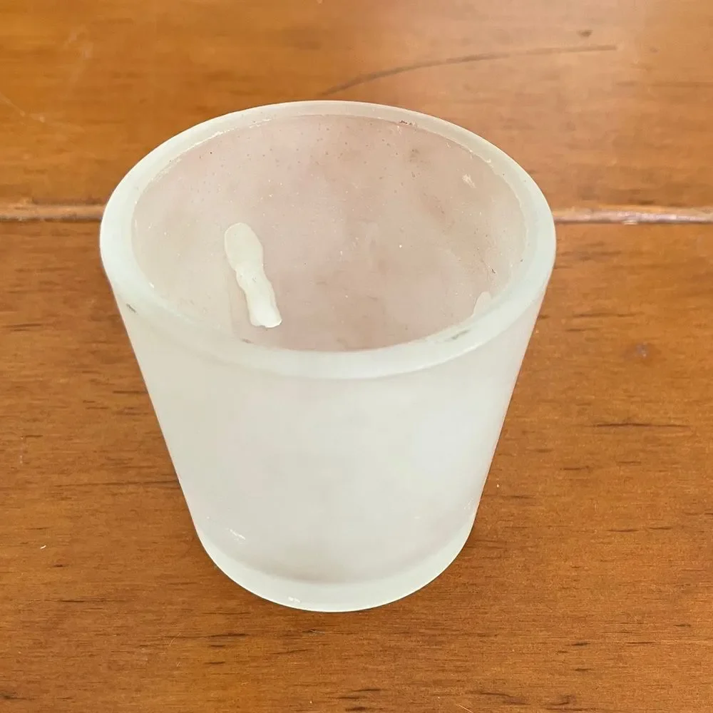 Frosted Votive Candle